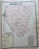 Franklin County Massachusetts Atlas 1871 FW Beers complete atlas 37 folio maps