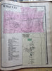 Franklin County Massachusetts Atlas 1871 FW Beers complete atlas 37 folio maps