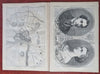 Richmond Map Iron Clad Ship 1862 Richmond VA map Harper's Civil War
