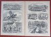 Garibaldi cover After the Battle 1862 Thomas Nast Harper's Civil War 2 lg. maps