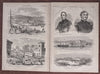 Garibaldi cover After the Battle 1862 Thomas Nast Harper's Civil War 2 lg. maps