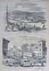 Garibaldi cover After the Battle 1862 Thomas Nast Harper's Civil War 2 lg. maps