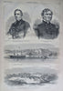 Garibaldi cover After the Battle 1862 Thomas Nast Harper's Civil War 2 lg. maps