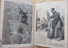 Frank Leslie's Monthly 1885 rare wood engravings illustrated fine leather book