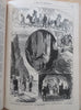 Frank Leslie's Monthly 1885 rare wood engravings illustrated fine leather book