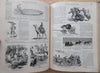 Frank Leslie's Monthly 1885 rare wood engravings illustrated fine leather book