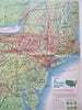 Mohawk Airlines System Route Tourist Info 1968 aviation promo brochure
