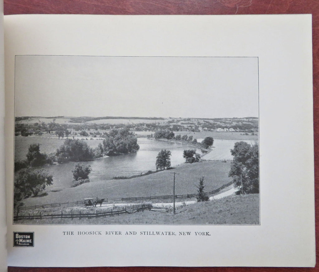 Charles & Hudson Rivers New York Massachusetts c. 1900 pictorial souvenir album