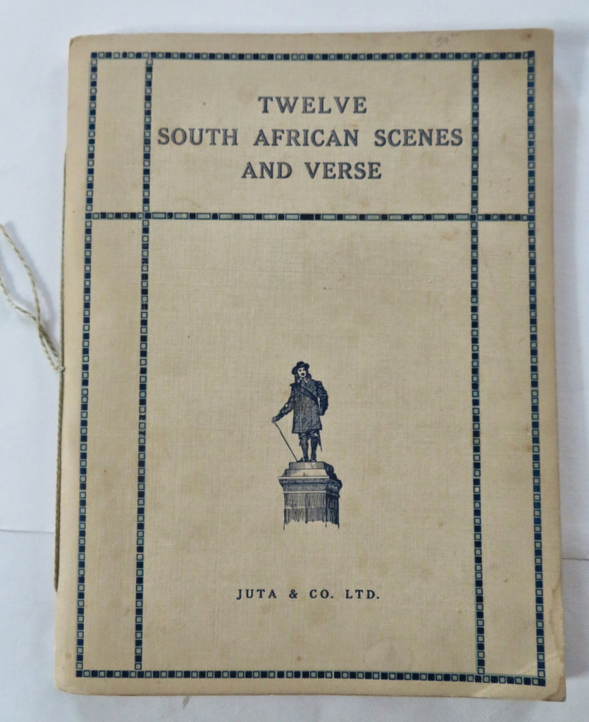 South Africa Landscape Views & Poetry Collection c 1910 pictorial book 12 plates