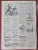 LIncoln & Secretaries full pg. Spottsylvania 1864 Harper's Civil War nwsppr.