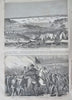 LIncoln & Secretaries full pg. Spottsylvania 1864 Harper's Civil War nwsppr.