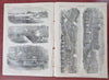 LIncoln & Secretaries full pg. Spottsylvania 1864 Harper's Civil War nwsppr.