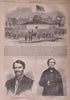 Compromise w/ South Sherman Farragut fleet Nast 1864 Harper's Civil War nwsppr.
