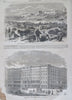U.S.S. Richmond Mobile AL Naval Warfare 1864 Harper's Civil War newspaper