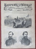 Sherman in Georgia Grant Hooker Petersburg Harper's 1864 Civil War newspaper