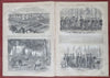 Sherman in Georgia Grant Hooker Petersburg Harper's 1864 Civil War newspaper