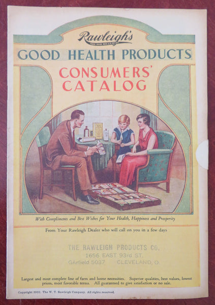 Rawleigh's Good Health Products Mail Catalog 1932 pictorial promo booklet