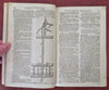 Foundling Hospital view Egyptian Obelisks Native Americans 1748 London mag.