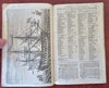 Ship rigging engraving Eclipse Observations Greenwich Hospital 1748 London mag.