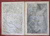 Battle Bull Run Virginia Map Fort Monroe birds-eye view 1861 Harper's Civil War
