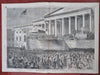 Lincoln Inauguration Winslow Homer Harper's Civil War 1861 complete newspaper