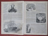 Alabama Secessionist Delegation 1861 Harper's Civil War complete newspaper
