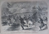 Winslow Homer Knitting Circle Women cover 1861 Harper's Civil War newspaper