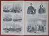 Baltimore Rebel Western Seat War Map Napoleon 1861 Harper's Civil War newspaper