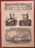 Ben Butler Southern Expedition ships Harper's Civil War  1861 complete newspaper
