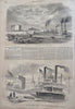 Ben Butler Southern Expedition ships Harper's Civil War  1861 complete newspaper