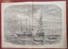 Ben Butler Southern Expedition ships Harper's Civil War  1861 complete newspaper