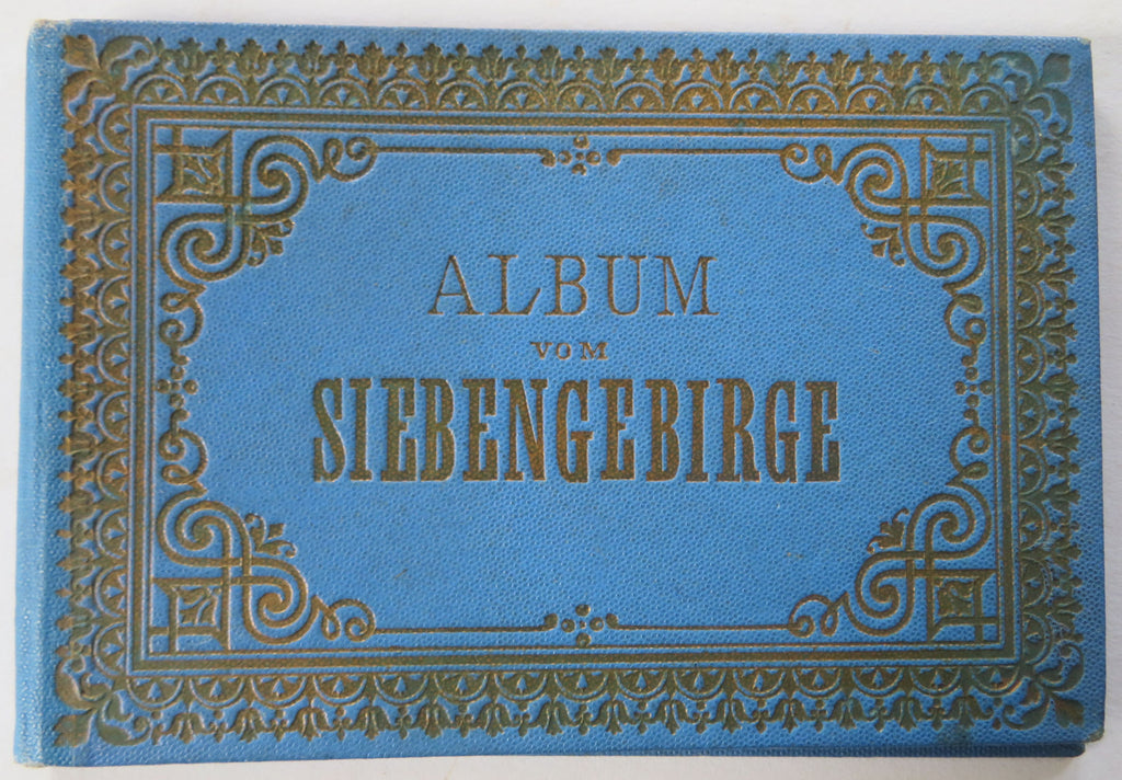 Siebengebirge Germany Travel Album Souvenir Keepsake 1895 illustrated view book