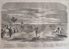 Union Generals Scott McClellan Meade Harper's Civil War 1861 complete newspaper