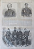 Rebel Ironclad Merrimac Submarine Warfare D.C. 1861 Harper's Civil War newspaper