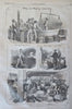 Rebel Ironclad Merrimac Submarine Warfare D.C. 1861 Harper's Civil War newspaper