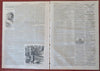 Rebel Ironclad Merrimac Submarine Warfare D.C. 1861 Harper's Civil War newspaper