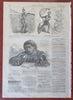 U.S. Treasury Iron clad Gunboats War Maps 1861 Harper's Civil War newspaper
