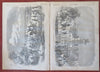 U.S. Treasury Iron clad Gunboats War Maps 1861 Harper's Civil War newspaper