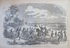 U.S. Treasury Iron clad Gunboats War Maps 1861 Harper's Civil War newspaper