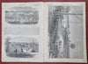 Lincoln's 2nd Inauguration 55th Massachusetts 1865 Harper's Civil War newspaper