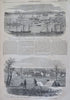 Lincoln's 2nd Inauguration 55th Massachusetts 1865 Harper's Civil War newspaper