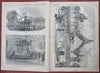Palm Sunday Peace Booth Death Lincoln Funeral 1865 Harper's Civil War newspaper