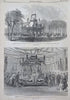 Palm Sunday Peace Booth Death Lincoln Funeral 1865 Harper's Civil War newspaper