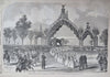 Palm Sunday Peace Booth Death Lincoln Funeral 1865 Harper's Civil War newspaper