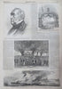 Palm Sunday Peace Booth Death Lincoln Funeral 1865 Harper's Civil War newspaper