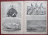 Winslow Homer Water Holes Newport Saratoga 1865 Harper's complete newspaper