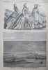 Winslow Homer Water Holes Newport Saratoga 1865 Harper's complete newspaper