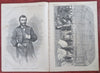 1st Thanksgiving Day Family Dinner U.S. Grant 1865 Harper's Civil War newspaper