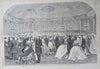 1st Thanksgiving Day Family Dinner U.S. Grant 1865 Harper's Civil War newspaper