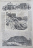 1st Thanksgiving Day Family Dinner U.S. Grant 1865 Harper's Civil War newspaper